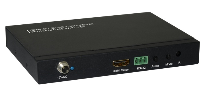 Datorstyrd HDMI-Switch, 4-portar, fjärrkontroll, 1080p, svart i gruppen DATORER & KRINGUTRUSTNING / Datorkablar / Switchar & Splittrar hos TP E-commerce Nordic AB (38-71776)