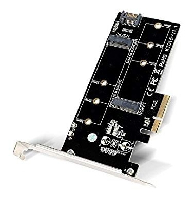 M.2 PCIE Card i gruppen DATORER & KRINGUTRUSTNING / Datorkomponenter / Hårddiskar / Adaptrar & Tillbehör hos TP E-commerce Nordic AB (38-71808)