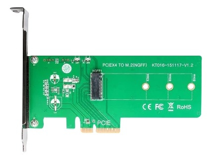 M.2 PCIE Card i gruppen DATORER & KRINGUTRUSTNING / Datorkomponenter / Hårddiskar / Adaptrar & Tillbehör hos TP E-commerce Nordic AB (38-71809)