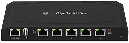 Ubiquiti EdgeSwitch XP Gigabit switch, 5-Portar, 24V PoE, carrier-cla i gruppen DATORER & KRINGUTRUSTNING / Nätverk / Switchar / 10/100/1000Mbps hos TP E-commerce Nordic AB (38-71994)