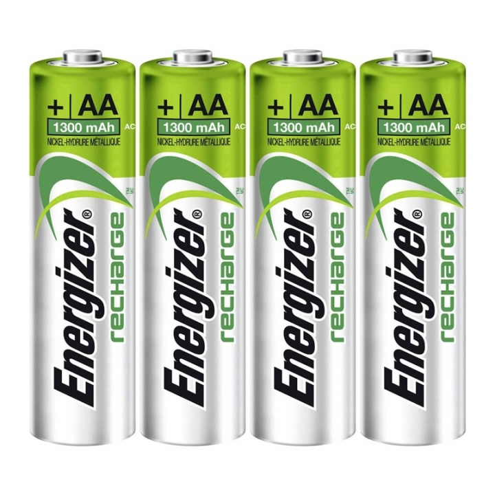 Energizer Batteri Aa/Lr6 Laddbart Ni-Mh 1300Mah 4-Pack i gruppen HEMELEKTRONIK / Batterier & Laddare / Laddningsbara batterier / AA hos TP E-commerce Nordic AB (38-72023)