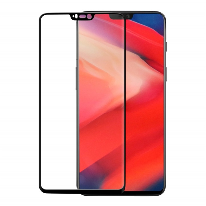 Gear Härdat Glas 3D Full Cover Svart OnePlus 6 i gruppen SMARTPHONE & SURFPLATTOR / Mobilskydd / OnePlus hos TP E-commerce Nordic AB (38-72074)