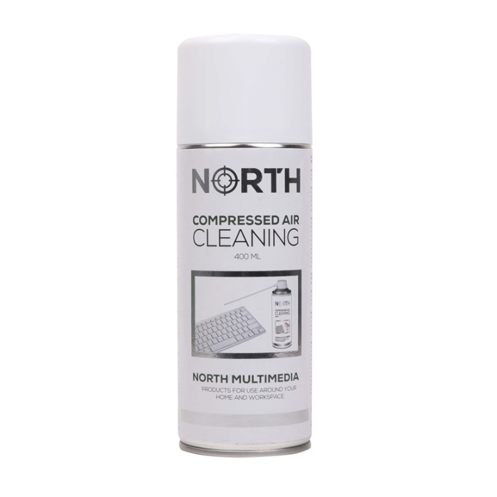 NORTH Tryckluft 400 ml i gruppen DATORER & KRINGUTRUSTNING / Datortillbehör / Rengöring hos TP E-commerce Nordic AB (38-72228)