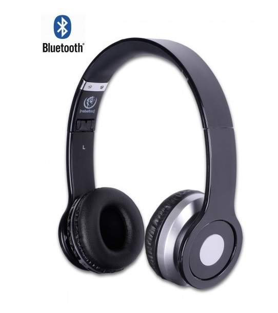 Rebeltec trådlösa hörlurar med Bluetooth, Crystal, svart i gruppen HEMELEKTRONIK / Ljud & Bild / Hörlurar & Tillbehör / Hörlurar hos TP E-commerce Nordic AB (38-72397)