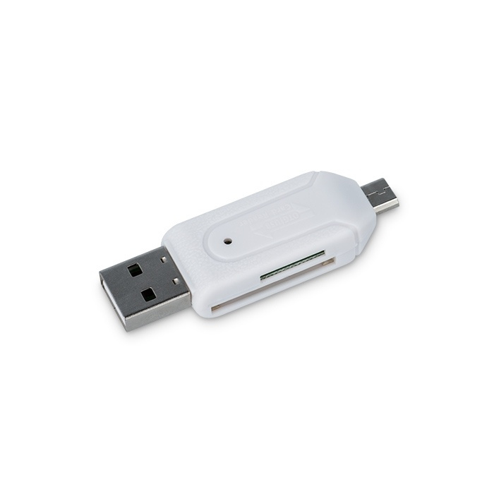 Forever USB OTG Kortläsare USB & microUSB / SD & micro SD i gruppen HEMELEKTRONIK / Lagringsmedia / Minneskortläsare hos TP E-commerce Nordic AB (38-72419)
