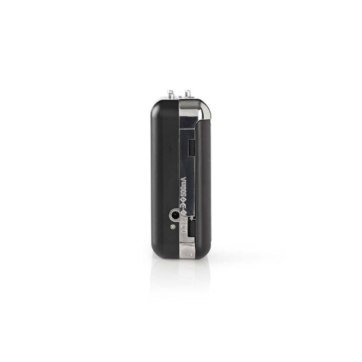 Nedis Cassette Converter | Bärbar | Anslutningsutgång: 1x 3.5 mm / 1x Mini USB | Tillbehör: USB-kabel | Batteridriven / USB ström i gruppen HEMELEKTRONIK / Ljud & Bild / Hemmabio, HiFi & Bärbart / Kassett-digitalisering hos TP E-commerce Nordic AB (38-72660)