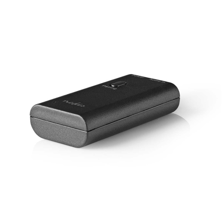 Nedis Bluetooth®-sändare | Anslutningsingång: 1x 3.5 mm | AptX ™ Low latency / AptX™ / SBC | Up to 2 Devices | Svart i gruppen HEMELEKTRONIK / Ljud & Bild / Hörlurar & Tillbehör / Tillbehör hos TP E-commerce Nordic AB (38-72665)