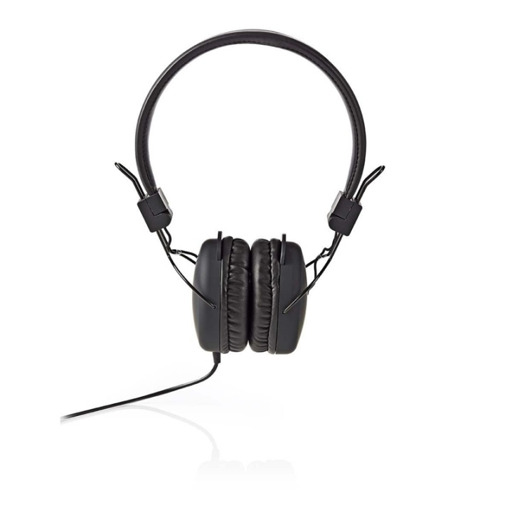 Nedis On-Ear Trådbundna Hörlurar | 3.5 mm | Kabellängd: 1.20 m | Svart i gruppen HEMELEKTRONIK / Ljud & Bild / Hörlurar & Tillbehör / Hörlurar hos TP E-commerce Nordic AB (38-72709)