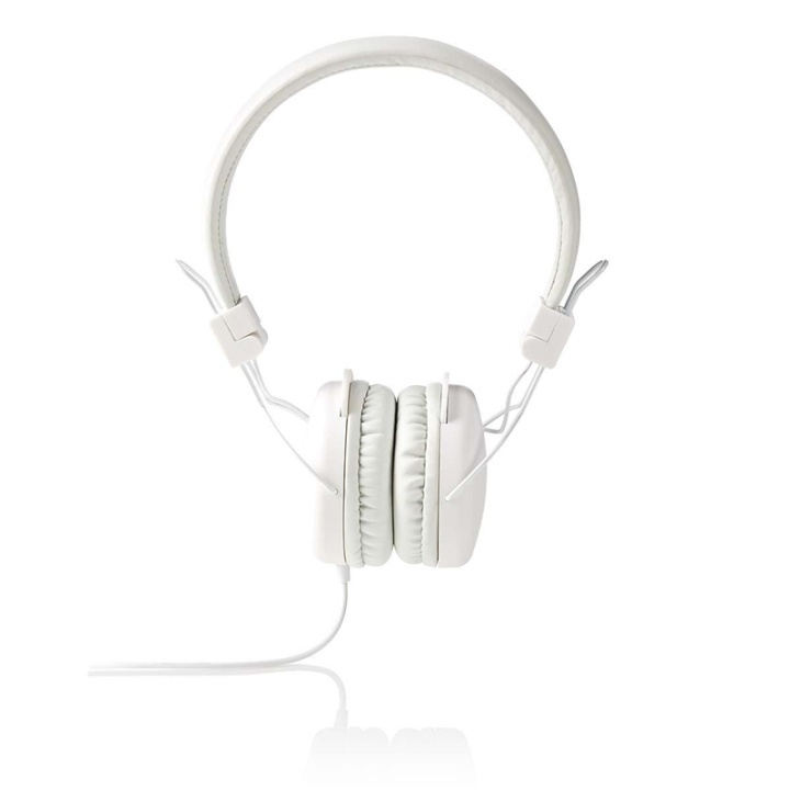 Nedis On-Ear Trådbundna Hörlurar | 3.5 mm | Kabellängd: 1.20 m | Vit i gruppen HEMELEKTRONIK / Ljud & Bild / Hörlurar & Tillbehör / Hörlurar hos TP E-commerce Nordic AB (38-72710)