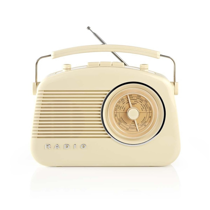 FM-radio | 4.5 W | Bärhandtag | | Elfenben i gruppen HEMELEKTRONIK / Ljud & Bild / Hemmabio, HiFi & Bärbart / Radio & Väckarklockor / Radio hos TP E-commerce Nordic AB (38-72747)