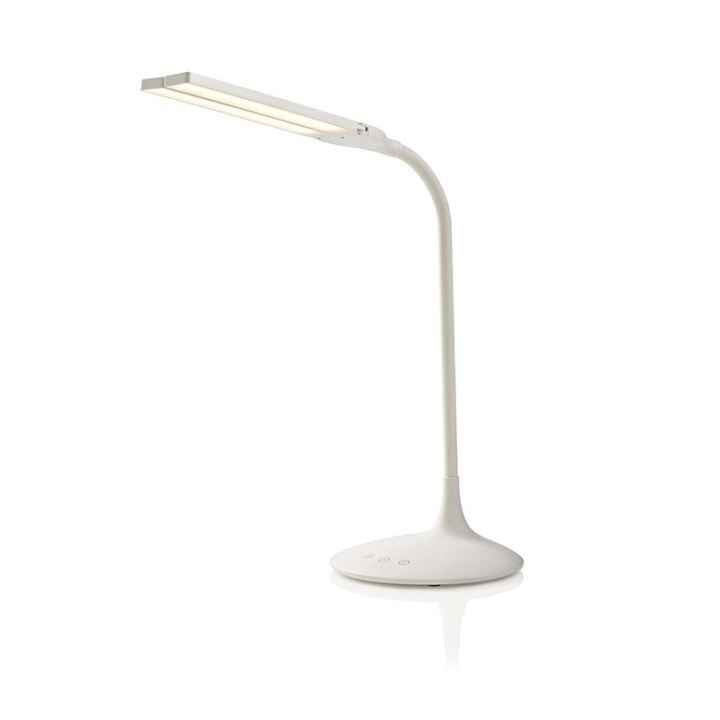 Nedis LED Bordslampa | Dimbar | 280 lm | Uppladdningsbara | Peka på funktion | Vit i gruppen HEMELEKTRONIK / Belysning / Bordslampor hos TP E-commerce Nordic AB (38-72789)