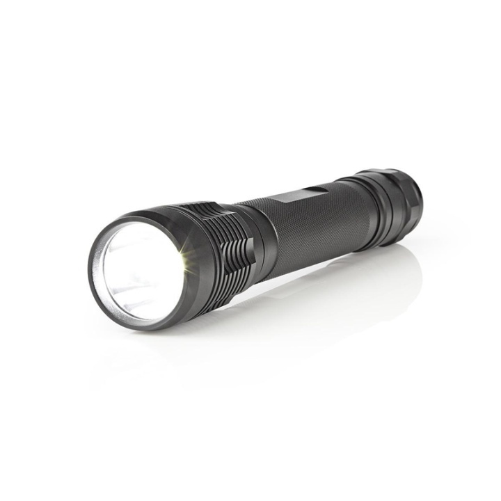 Nedis LED ficklampa | Batteridriven | 4.5 V DC | 10 W | 3x C/LR14 | Angivet ljusflöde: 500 lm | Belysningsräckvidd: 250 m | Strålvinkel: 9.5 ° i gruppen SPORT, FRITID & HOBBY / Ficklampor & Pannlampor / Ficklampor hos TP E-commerce Nordic AB (38-72805)