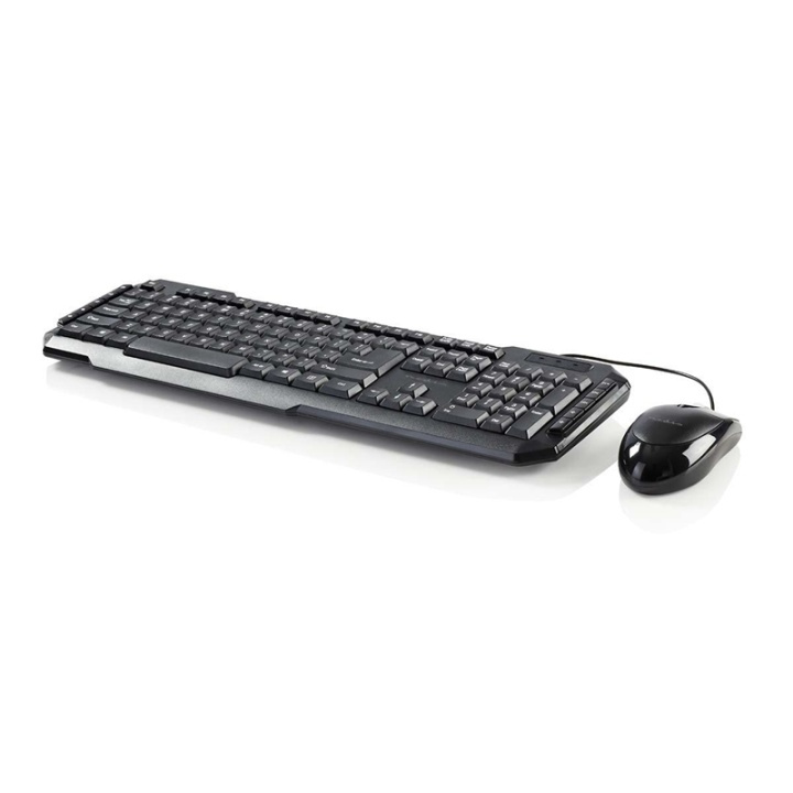 Nedis Mus och tangentbord | Trådbundet | Mus- och tangentbordanslutning: USB | 800 dpi | US International | US Layout i gruppen DATORER & KRINGUTRUSTNING / Möss & Tangentbord / Tangentbord / Paket hos TP E-commerce Nordic AB (38-72901)