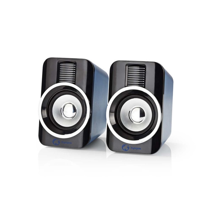Nedis Gaming högtalare | Högtalarkanaler: 2.0 | USB ström | 3.5 mm Hane | 30 W | RGB | Volymkontroll i gruppen DATORER & KRINGUTRUSTNING / Datortillbehör / Högtalare hos TP E-commerce Nordic AB (38-72922)