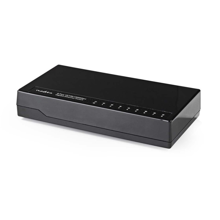 Nätverksswitch | 8 portar | 1 Gbit/s | LED-indikeringslampor i gruppen DATORER & KRINGUTRUSTNING / Nätverk / Switchar hos TP E-commerce Nordic AB (38-72930)