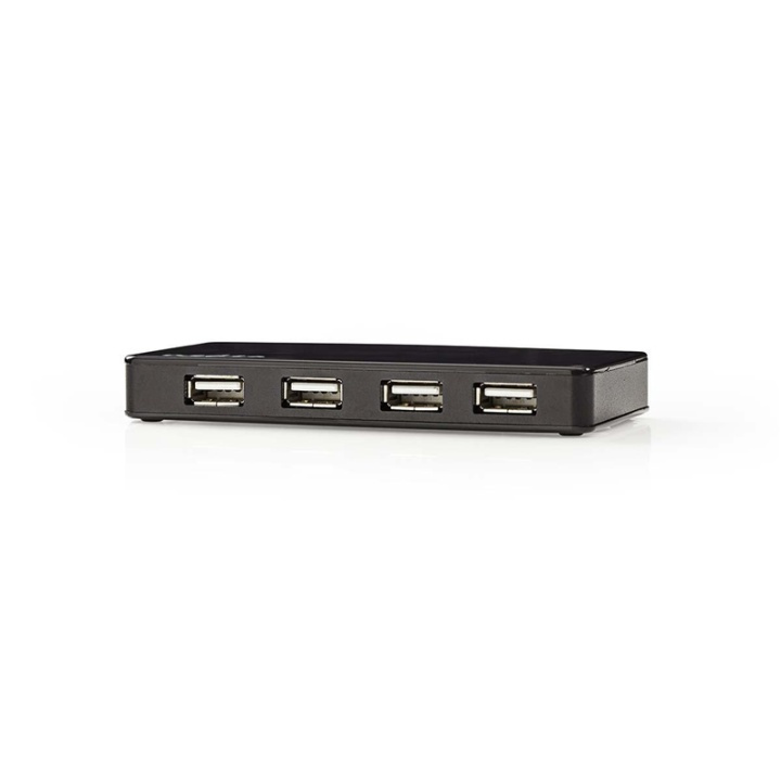 Nedis USB-hubb | USB A-Hane | USB-A Hona | 7-port port(s) | USB 2.0 | Strömadapter / USB ström | 7x USB i gruppen DATORER & KRINGUTRUSTNING / Datortillbehör / USB-hubbar hos TP E-commerce Nordic AB (38-72950)
