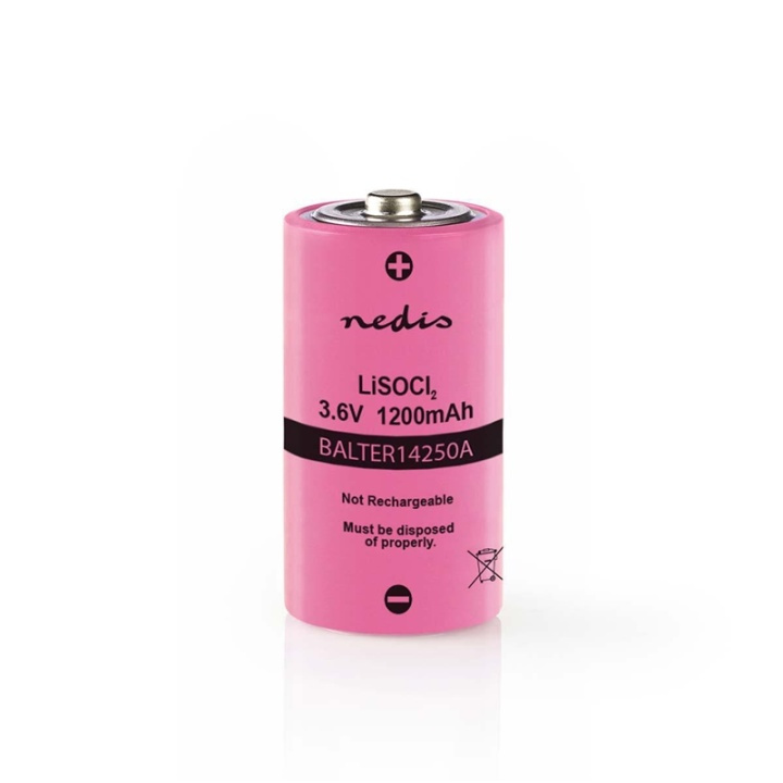 Litium-Tionylklorid-Batteri ER14250 3.6 V 1200 mAh 1-Blister i gruppen HEMELEKTRONIK / Batterier & Laddare / Batterier / Övriga hos TP E-commerce Nordic AB (38-72989)