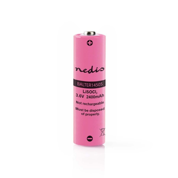 Litium-Tionylklorid-Batteri ER14505 3.6 V 2400 mAh 1-Blister i gruppen HEMELEKTRONIK / Batterier & Laddare / Batterier / Övriga hos TP E-commerce Nordic AB (38-72990)