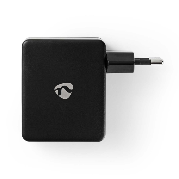 Nedis Väggladdare | 24 W | Snabbladdnings funktion | 4x 2.4 A | Antal utgångar: 4 | 4x USB-A | Utan kabel | Single Voltage Output | Svart i gruppen SMARTPHONE & SURFPLATTOR / Laddare & Kablar / Väggladdare / Väggladdare USB hos TP E-commerce Nordic AB (38-73070)