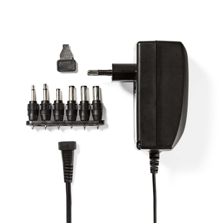 Nedis Universal nätadapter | 27 W | 3 - 12 V DC | 1.80 m | 2.25 A A | 6 plug(s) | Svart i gruppen DATORER & KRINGUTRUSTNING / Bärbara datorer & tillbehör / Datorladdare / Laddare till laptop / Universal hos TP E-commerce Nordic AB (38-73096)
