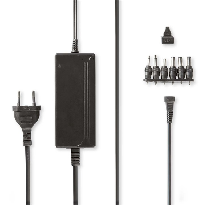 Nedis Universal nätadapter | 36 W | 5 - 15 V DC | 3.60 m | 2.4 A - 3.0 A A | 6 plug(s) | Svart i gruppen DATORER & KRINGUTRUSTNING / Bärbara datorer & tillbehör / Datorladdare / Laddare till laptop / Universal hos TP E-commerce Nordic AB (38-73097)
