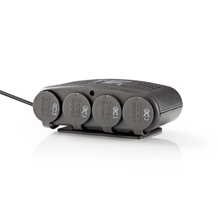Nedis Universal DC Power Adapter | Biladapter | 120 W | Inspänning: 12 V DC | 12 V DC | Maximal utgångsström per port: 4.0 A | Svart i gruppen BIL / Biltillbehör / 12 volts-tillbehör hos TP E-commerce Nordic AB (38-73103)