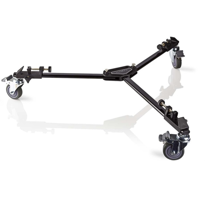 Nedis Tripod Dolly | Maximal lastkapacitet: 20.0 kg | Tripod diameter räckvidd: 29.0 mm | Resväska ingår | Benlås | Aluminium | Svart i gruppen HEMELEKTRONIK / Foto & Video / Fotoutrustning / Stativ hos TP E-commerce Nordic AB (38-73127)