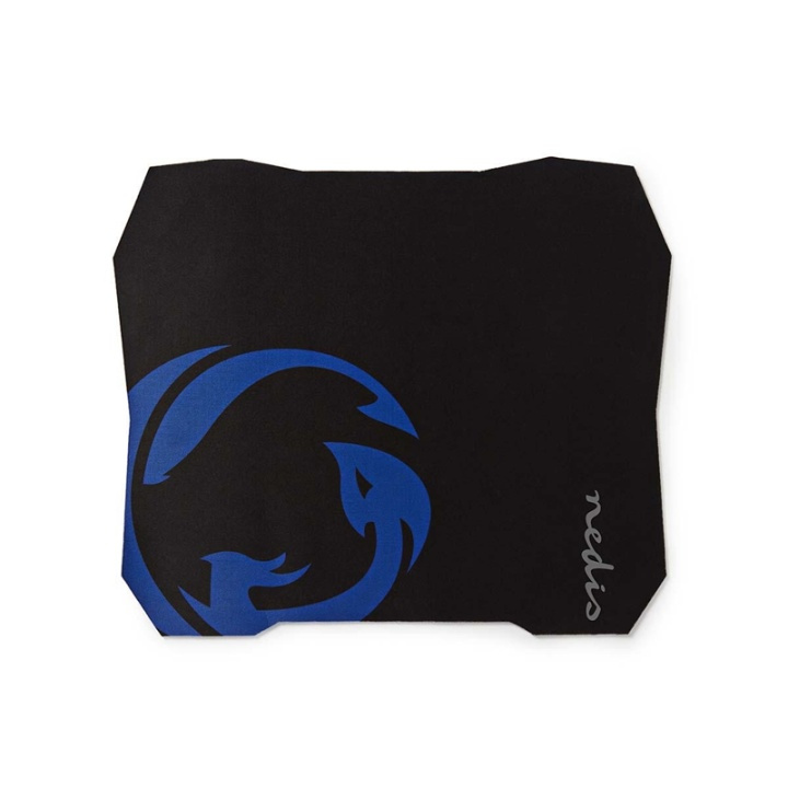 Nedis Gaming musmatta | Gummi / Mikrofiber | Svart i gruppen DATORER & KRINGUTRUSTNING / Gaming / Musmattor hos TP E-commerce Nordic AB (38-73171)