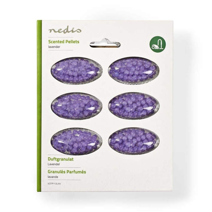 Nedis Doftpärlor | Lavendel | 6 Påfyllningar | Lila i gruppen HEM, HUSHÅLL & TRÄDGÅRD / Städprodukter / Dammsugare & Tillbehör / Tillbehör / Doftkulor & Doftstavar hos TP E-commerce Nordic AB (38-73213)
