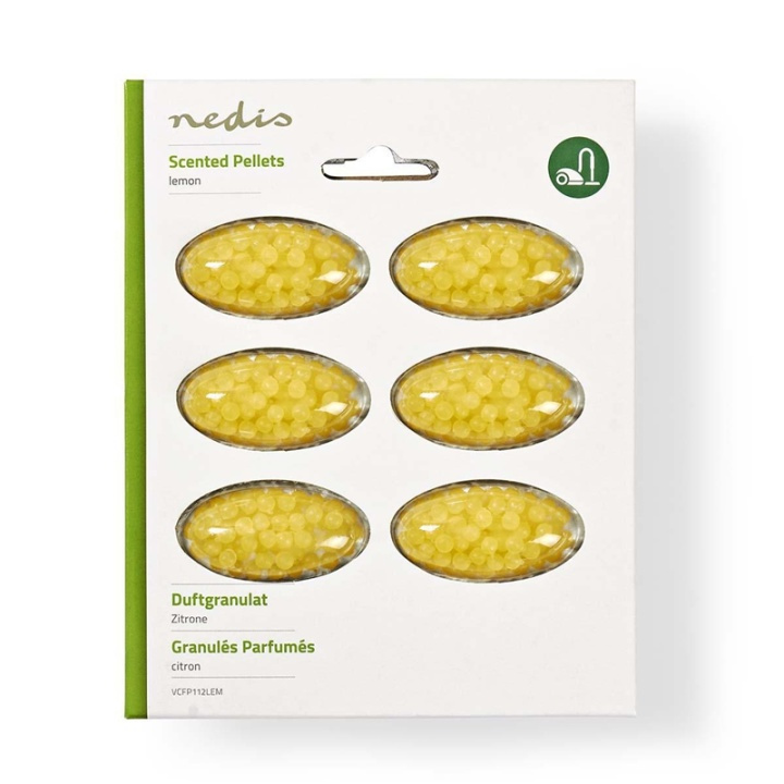 Nedis Doftpärlor | Citron | 6 Påfyllningar | Gul i gruppen HEM, HUSHÅLL & TRÄDGÅRD / Städprodukter / Dammsugare & Tillbehör / Tillbehör / Doftkulor & Doftstavar hos TP E-commerce Nordic AB (38-73214)