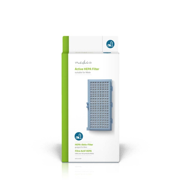 Nedis Ersättnings Active HEPA-filter | Ersättning för: Miele | Blå / Vit i gruppen HEM, HUSHÅLL & TRÄDGÅRD / Städprodukter / Dammsugare & Tillbehör / Tillbehör / Filter hos TP E-commerce Nordic AB (38-73218)