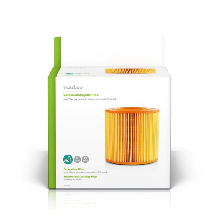 Nedis Kassettfilter | Ersättning för: Allaway | A/C-Series | Motorfilter i gruppen HEM, HUSHÅLL & TRÄDGÅRD / Städprodukter / Dammsugare & Tillbehör / Tillbehör / Filter hos TP E-commerce Nordic AB (38-73228)