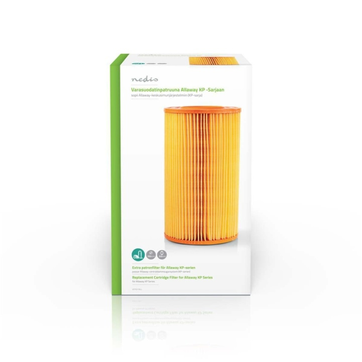 Nedis Kassettfilter | Ersättning för: Allaway | KP-Series | Motorfilter i gruppen HEM, HUSHÅLL & TRÄDGÅRD / Städprodukter / Dammsugare & Tillbehör / Tillbehör / Filter hos TP E-commerce Nordic AB (38-73229)