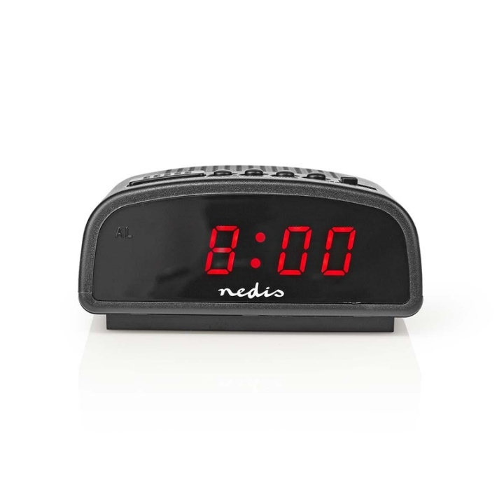 Nedis Digital skrivbords alarmklocka | LED Display | Snooze-funktion | Nej | Svart i gruppen HEM, HUSHÅLL & TRÄDGÅRD / Väggklockor & Räkneverk / Väckarklockor hos TP E-commerce Nordic AB (38-73403)