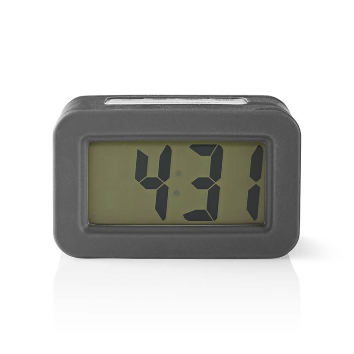 Nedis Digital skrivbords alarmklocka | Bakgrundsbelysning LCD | 3.5 cm | Bakgrundsbelysning | Snooze-funktion | Nej | Grå / Vit i gruppen HEM, HUSHÅLL & TRÄDGÅRD / Väggklockor & Räkneverk / Väckarklockor hos TP E-commerce Nordic AB (38-73412)