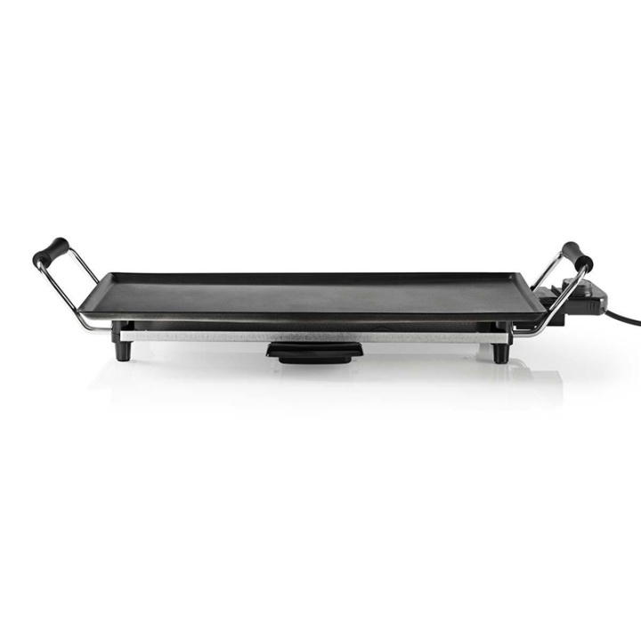 Nedis Teppanyaki Bordsgrill | Bakytan (l x b): 47.5 x 26.5 cm | 5 Värmeinställningar i gruppen HEM, HUSHÅLL & TRÄDGÅRD / Hushållsmaskiner / Bänkspisar & Kokplattor hos TP E-commerce Nordic AB (38-73425)