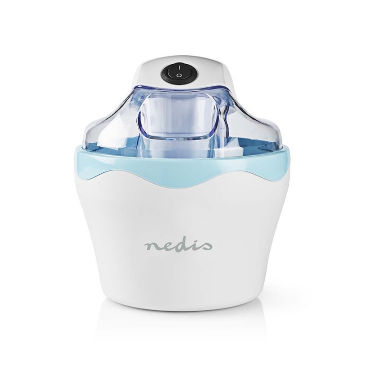 Nedis Glassmaskin | 1.2 l | Blå / Vit | Aluminium / Plast i gruppen HEM, HUSHÅLL & TRÄDGÅRD / Hushållsmaskiner / Glassmaskiner hos TP E-commerce Nordic AB (38-73430)