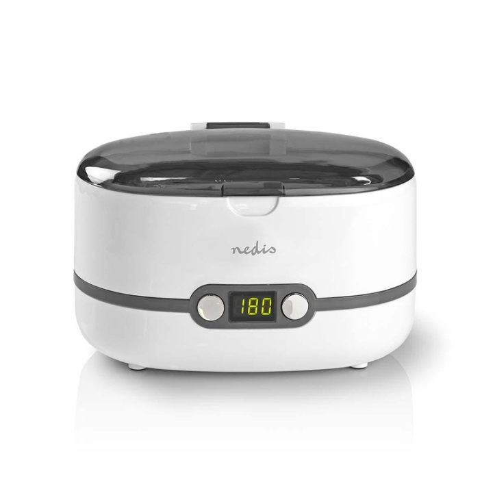 Nedis Ultrasonic Smyckes rengöring | Strömadapter | 230 V AC 50 Hz | Euro / Typ-C (CEE 7/16) | Vit | Plast i gruppen HEM, HUSHÅLL & TRÄDGÅRD / Badrum / Övrigt hos TP E-commerce Nordic AB (38-73477)