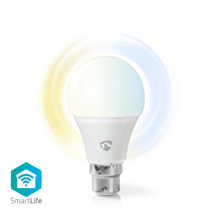 Nedis SmartLife | Wi-Fi | B22 | 800 lm | 9 W | Kall Vit / Varm Vit | 2700 - 6500 K | Energiklass: A+ | Android™ / IOS | A60 i gruppen HEM, HUSHÅLL & TRÄDGÅRD / Smarta hem / Smart belysning hos TP E-commerce Nordic AB (38-73511)