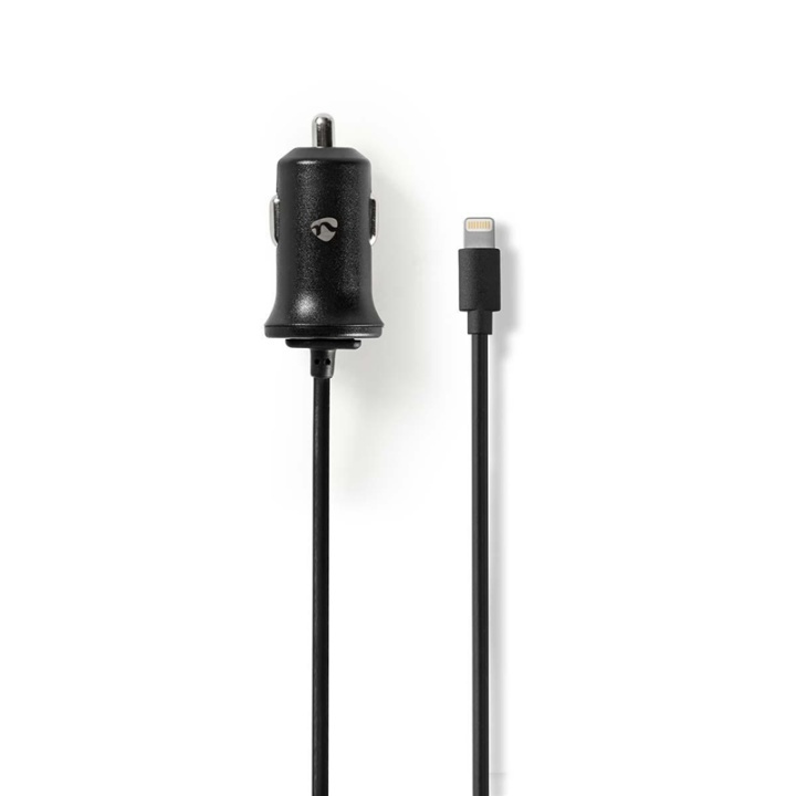 Nedis Billaddare | 12 W | 1x 2.4 A | Antal utgångar: 1 | Lightning 8-Pin (Fast) Kabel | 1.00 m | Single Voltage Output i gruppen SMARTPHONE & SURFPLATTOR / Laddare & Kablar / Billaddare / Billaddare Lightning hos TP E-commerce Nordic AB (38-73555)