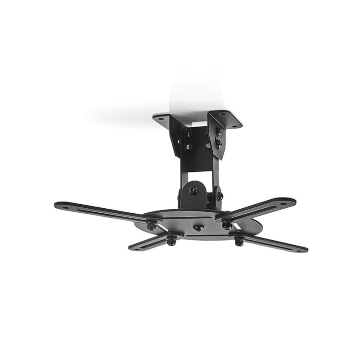 Nedis Projektor Fäste | Fullständigt justerbar | 10 kg | Roterbar | Går att tilta | Stål | Svart i gruppen HEMELEKTRONIK / Ljud & Bild / Hemmabio, HiFi & Bärbart / Projektorer & Projektorfästen hos TP E-commerce Nordic AB (38-73602)