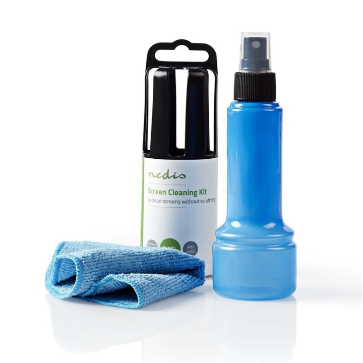 Nedis Skärm rengörning | Spray | 150 ml | Dator / Läsplatta / Smartphone / Tvskärm | Torkare ingår i gruppen DATORER & KRINGUTRUSTNING / Datortillbehör / Rengöring hos TP E-commerce Nordic AB (38-73656)