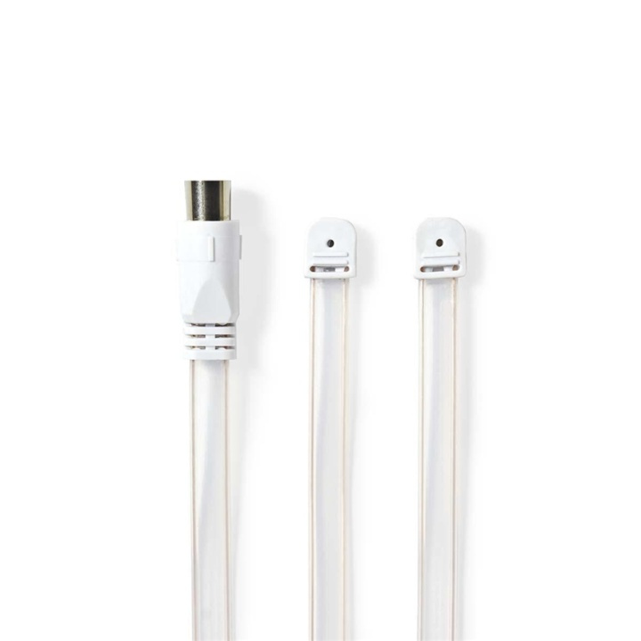 Nedis Koaxialkabel | IEC (Koax) Hane | Open | Nickelplaterad | 50 Ohm | Oskyddad | 1.90 m | Platt | PVC | Vit | Låda i gruppen HEMELEKTRONIK / Ljud & Bild / Hemmabio, HiFi & Bärbart / Radio & Väckarklockor / Radio hos TP E-commerce Nordic AB (38-73663)
