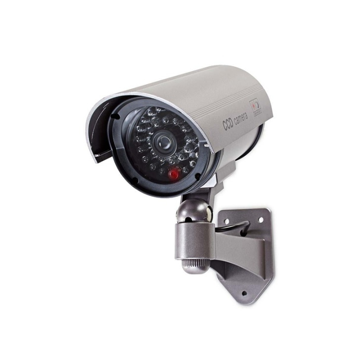 Övervakningskameraattrapp | Bulletkamera | IP44 | Grå i gruppen HEM, HUSHÅLL & TRÄDGÅRD / Larm & Säkerhet / Övervakningskameror / Kameraattrapper hos TP E-commerce Nordic AB (38-73675)