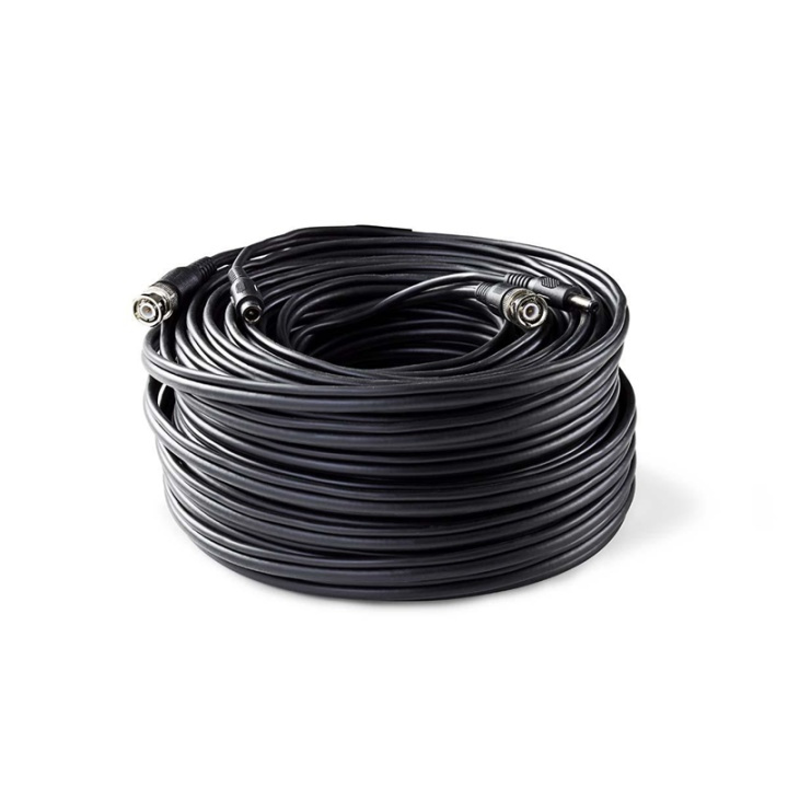 Nedis CCTV kamerakabel | BNC / DC | 30.0 m | Rund | PVC | Svart | Presentbox i gruppen HEMELEKTRONIK / Ljud & Bild / TV & Tillbehör / Antenner & Tillbehör hos TP E-commerce Nordic AB (38-73698)