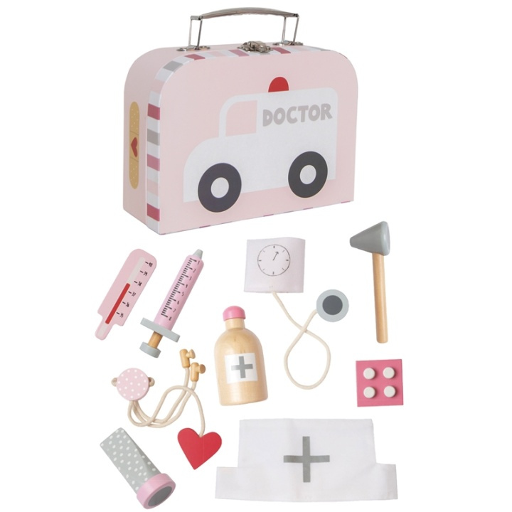 Jabadabado Doktorsväska rosa i gruppen LEKSAKER, BARN- & BABYPRODUKTER / Leksaker / Övriga leksaker hos TP E-commerce Nordic AB (38-74158)