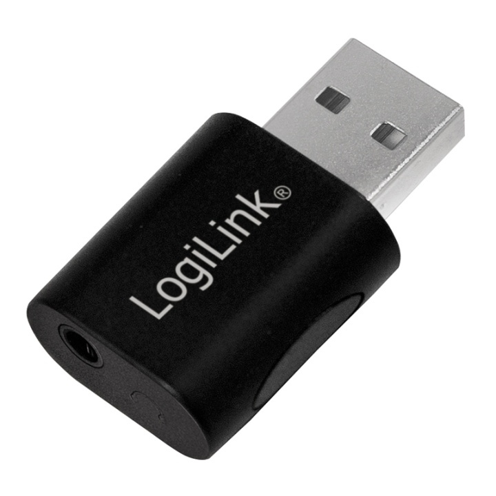 LogiLink USB-ljudkort 3,5mm-uttag i gruppen DATORER & KRINGUTRUSTNING / Datortillbehör / Externa ljudkort hos TP E-commerce Nordic AB (38-74252)