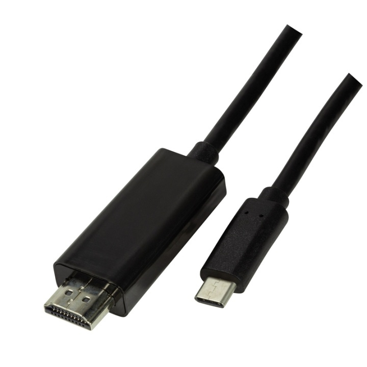 LogiLink USB-C -> HDMI 2.0 4K 1,8 m i gruppen HEMELEKTRONIK / Kablar & Adaptrar / HDMI / Adaptrar hos TP E-commerce Nordic AB (38-74253)