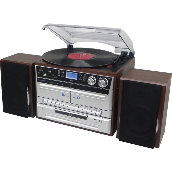 Soundmaster Stereo CD/Vinyl/Tape/Bluetooth i gruppen HEMELEKTRONIK / Ljud & Bild / Hemmabio, HiFi & Bärbart / Kompaktstereo & Skivspelare hos TP E-commerce Nordic AB (38-74365)