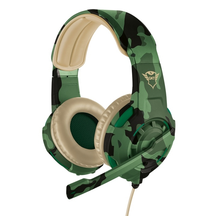 Trust GXT 310C Gaming Headset Jungle i gruppen DATORER & KRINGUTRUSTNING / Gaming / Headset hos TP E-commerce Nordic AB (38-74381)